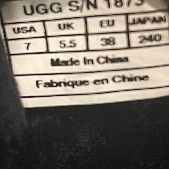 UGG Black Suede Button Boots - Picture 6 of 12